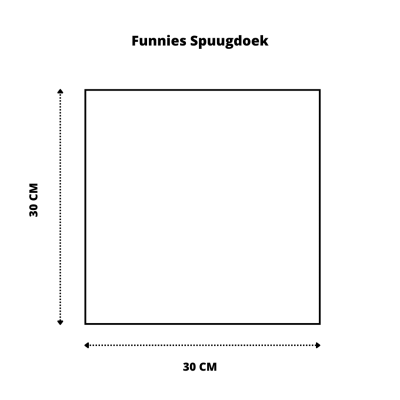 27 Spuugdoejes Afmeting