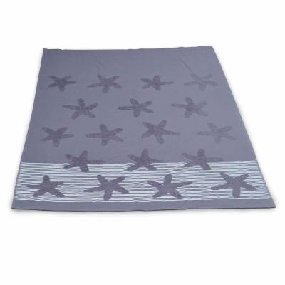 Strandlaken Zeester Antraciet 70 X 140cm