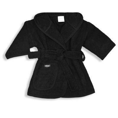 Badjas Uni Line Zwart